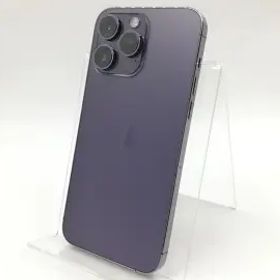 【中古】Apple au 【SIMフリー】 iPhone 14 Pro Max 1TB ディープパープル MQ9N3J/A【津田沼】保証期間１ヶ月【ランクC】