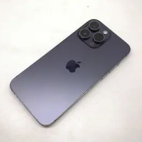 【中古】Apple au 【SIMフリー】 iPhone 14 Pro Max 1TB ディープパープル MQ9N3J/A【宇田川】保証期間１ヶ月【ランクC】
