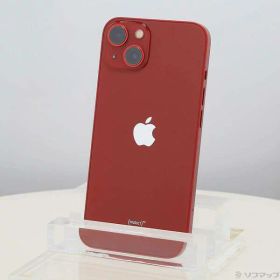 【中古】Apple(アップル) iPhone13 128GB プロダクトレッド MLNF3J／A SIMフリー 【258-ud】
