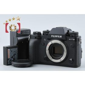 【中古】FUJIFILM 富士フィルム X-T3 ブラック ミラーレス一眼カメラ
