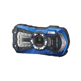 RICOH 防水デジタルカメラ RICOH WG-40W ブルー 防水14m耐ショック1.6m耐寒(中古品)