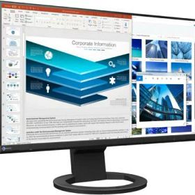 EIZO(エイゾー) EV2480-ZBK 液晶ディスプレイ 23.8型/1920×1080/HDMI、DisplayPort、USB Type-C/ブラック/スピーカー：あり