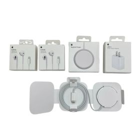 186001 動作未確認 Apple アップル EarPods ライトニングコネクター MagSafe Charger USB-C アダプター 4点まとめ売り