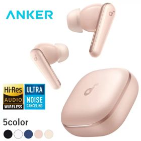 【 ノイズキャンセリング 】 Anker イヤホン ワイヤレスイヤホン Soundcore Liberty 5 A3957N51 Dolby Audio ハイレゾ LDAC 外音取り込み IP55 防水 防塵 Bluetooth 5.4 マルチポイント アプリコットピンク サウンドコア リバティ5 アンカー