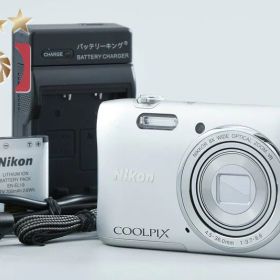 【中古】Nikon ニコン COOLPIX S3600 クリスタルシルバー コンパクトデジタルカメラ