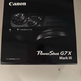 【新品】 Canon PowerShot G7 X Mark III ブラック