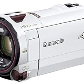【中古】パナソニック 4K ビデオカメラ VX992M 64GB 光学20倍ズーム ピュアホワイト HC-VX992M-W