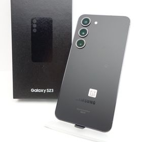 【SIMフリー】Galaxy S23 SCG19 ファントムブラック 未使用品 利用制限保証