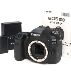 A (美品) Canon キヤノン EOS 80D ボディ 初期不良返品対応 99-49