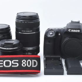 ★美品★ Canon EOS 80D トリプルレンズセット