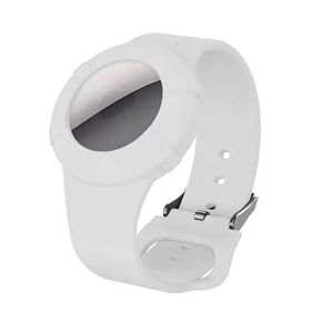 Airtag用 ブレスレット AirTag互換 バンド 子供用 ソフトシリコン付き 紛失防止 子供 高齢者用 バックル調整可