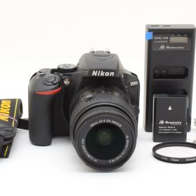【3540ショット】Nikon D5600 18-55mm VR レンズキット 一眼レフ ※レンズAF難あり #519