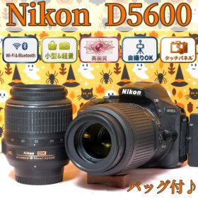 ニコン D5600★バッグ付★高性能★一眼レフカメラ★美品★返品保証あり
