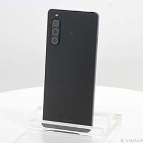 Xperia 10 V 128GB ブラック XQ-DC44 楽天 SIMフリー ［6.1インチ有機EL／Snapdragon 695 5G／RAM:6GB／ナノSIM&eSIM］