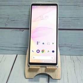 au Xperia 10 III SOG04 ホワイト SONY 本体 白ロム SIMロック解除済み SIMフリー 美品 A876034