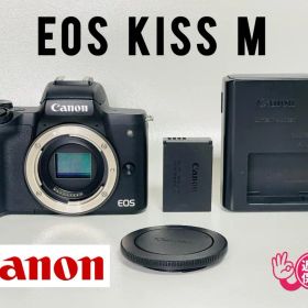 【極美品/動作確認済】Canon EOS Kiss M ボディ ブラック
