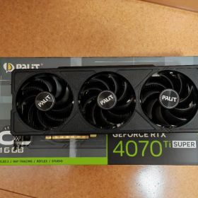 【動作確認済】Palit GeForce RTX 4070 Ti SUPER