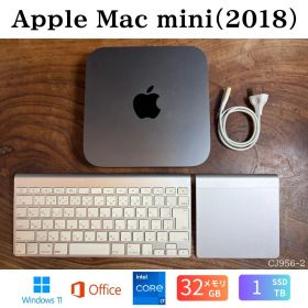 ［美品］Apple Mac mini（2018）/ Core i7 3.2GHz / メモリ32GB / SSD1TB / Windows11 / Office2024 / CJ956-2