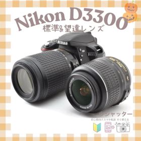 Nikon D3300 標準&望遠レンズ 初心者おすすめ 一眼レフ 少S数