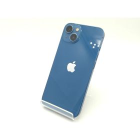 【中古】Apple au 【SIMフリー】 iPhone 13 128GB ブルー MLNG3J/A【広島】保証期間1ヶ月【ランクC】