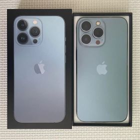 【美品】iPhone 13 Pro 256GB シエラブルー SIMフリー77%