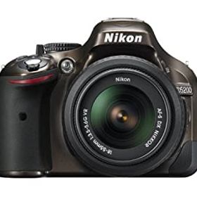 【中古】Nikon デジタル一眼レフカメラ D5200 レンズキット AF-S DX NIKKOR 18-55mm f／3.5-5.6G VR付属 ブロンズ D5200LKBZ