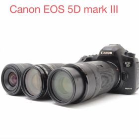 Canon EOS 5D mark III標準&望遠&単焦点トリプルレンズセット