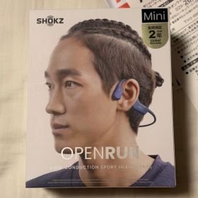 SHOKZ OPENRUN Mini 骨伝導イヤホン ブルー