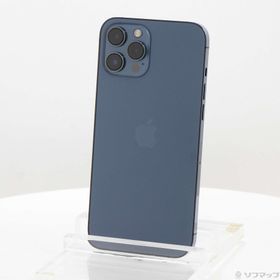 (中古)Apple iPhone12 Pro Max 128GB パシフィックブルー MGCX3J/A SIMフリー(348-ud)