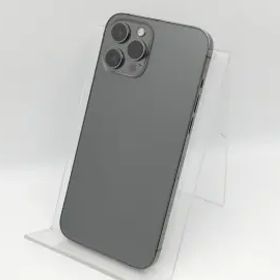 【中古】Apple au 【SIMロック解除済み】 iPhone 12 Pro Max 256GB グラファイト MGCY3J/A【中野】保証期間１週間【ランクD】