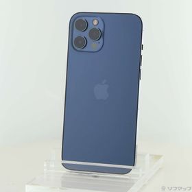 (中古)Apple iPhone12 Pro Max 256GB パシフィックブルー MGD23J/A SIMフリー(295-ud)