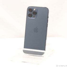 (中古)Apple iPhone12 Pro Max 256GB パシフィックブルー MGD23J/A SIMフリー(276-ud)