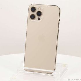 (中古)Apple iPhone12 Pro Max 256GB ゴールド MGD13J/A SoftBank(295-ud)