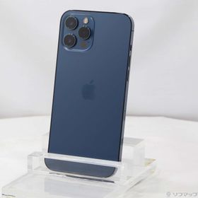(中古)Apple iPhone12 Pro Max 512GB パシフィックブルー MGD63J/A SIMフリー(276-ud)