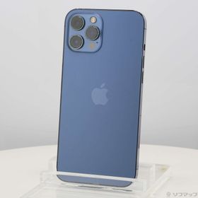 (中古)Apple iPhone12 Pro Max 256GB パシフィックブルー MGD23J/A SIMフリー(247-ud)