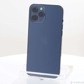 (中古)Apple iPhone12 Pro Max 512GB パシフィックブルー MGD63J/A SIMフリー(295-ud)