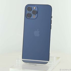 (中古)Apple iPhone12 Pro Max 256GB パシフィックブルー MGD23J/A SIMフリー(295-ud)