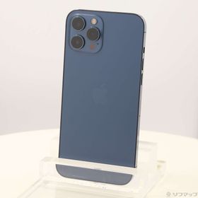 (中古)Apple iPhone12 Pro Max 128GB パシフィックブルー MGCX3J/A SIMフリー(348-ud)