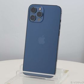 (中古)Apple iPhone12 Pro Max 256GB パシフィックブルー MGD23J/A SIMフリー(258-ud)