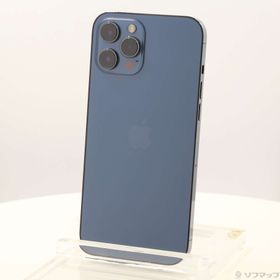 (中古)Apple iPhone12 Pro Max 128GB パシフィックブルー MGCX3J/A SIMフリー(295-ud)