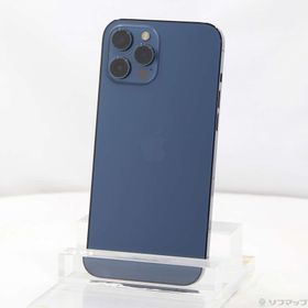 (中古)Apple iPhone12 Pro Max 256GB パシフィックブルー MGD23J/A SIMフリー(295-ud)