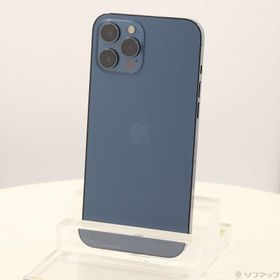 (中古)Apple iPhone12 Pro Max 128GB パシフィックブルー MGCX3J/A SoftBank(262-ud)