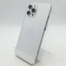 【中古】Apple docomo 【SIMロック解除済み】 iPhone 12 Pro Max 128GB シルバー MGCV3J/A【柏】保証期間１ヶ月【ランクC】
