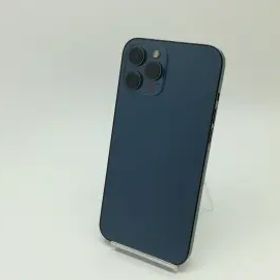【中古】Apple au 【SIMロック解除済み】 iPhone 12 Pro Max 512GB パシフィックブルー MGD63J/A【広島】保証期間１ヶ月【ランクC】