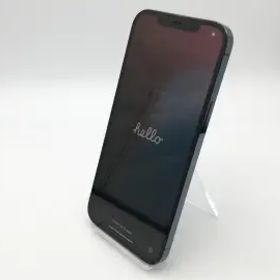 【中古】Apple SoftBank 【SIMロック解除済み】 iPhone 12 Pro Max 256GB パシフィックブルー MGD23J/A【鹿児島中町】保証期間１ヶ月【ラ
