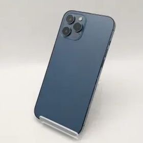 【中古】【赤ロム保証あり】Apple 楽天モバイル 【SIMフリー】 iPhone 12 Pro Max 256GB パシフィックブルー MGD23J/A【広島本通】保証期