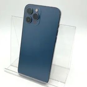 【中古】Apple SoftBank 【SIMロック解除済み】 iPhone 12 Pro Max 256GB パシフィックブルー MGD23J/A【秋葉本店】保証期間１ヶ月【ラン