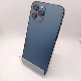 【中古】Apple docomo 【SIMロック解除済み】 iPhone 12 Pro Max 256GB パシフィックブルー MGD23J/A【三宮駅前】保証期間１ヶ月【ランク