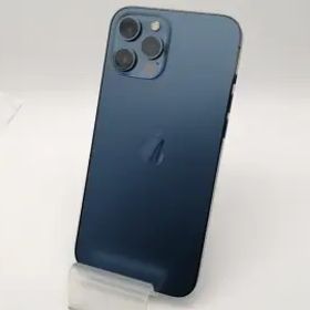 【中古】Apple SoftBank 【SIMロック解除済み】 iPhone 12 Pro Max 256GB パシフィックブルー MGD23J/A【浜松駅前】保証期間１ヶ月【ラン