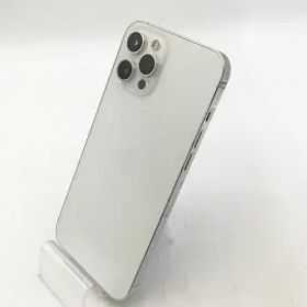 【中古】Apple SoftBank 【SIMロック解除済み】 iPhone 12 Pro Max 128GB シルバー MGCV3J/A【大宮東口】保証期間１ヶ月【ランクC】